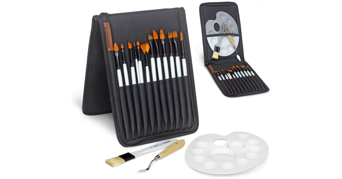 Drawing Brush for Students Isomars 15 Pieces · Stationery