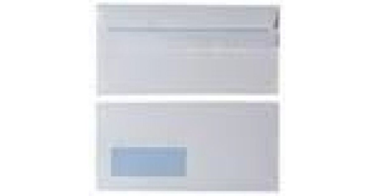 Envelope Booklet with Window PeelSeal 110x220mm · Stationery