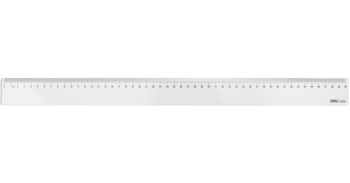 Ruler Deli 50cm · Stationery
