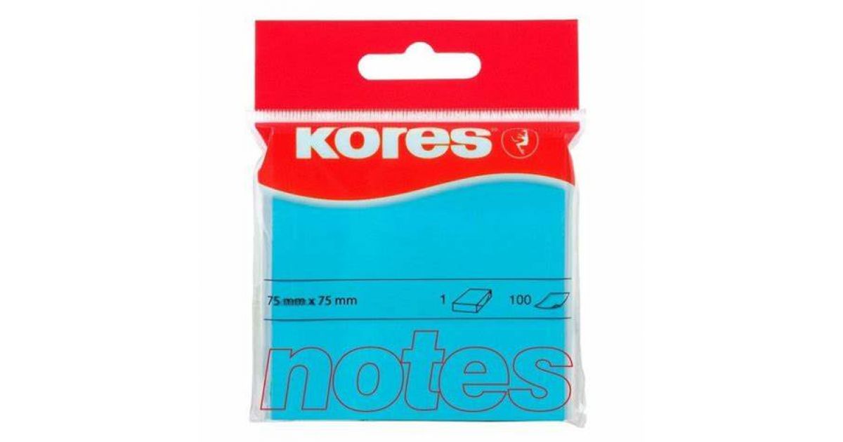 Kores Sticky Notes Stick Note Kores 75x75mm 100 Sheets · Stationery